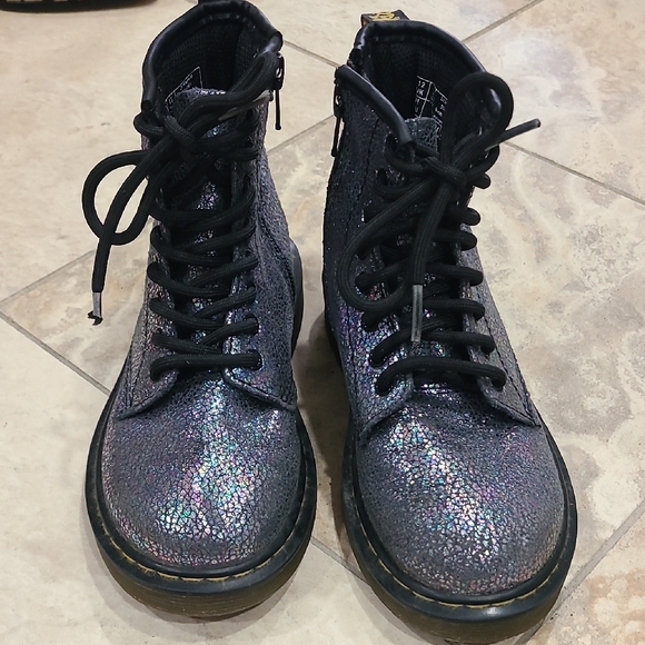 Dr. Martens Other - Dr. Martens Kids Iridescent Black Boots